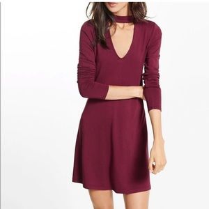 Express Cut Out Trapeze choker dress S